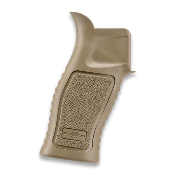 https3A2F2Fmedia.chattanoogashooting.com2Fimages2Fproduct2FNAFXGRADUSXT2FNAFXGRADUSXT-1 FAB Defense Gradus X AR-15 Reduced Angle Pistol Grip Tan