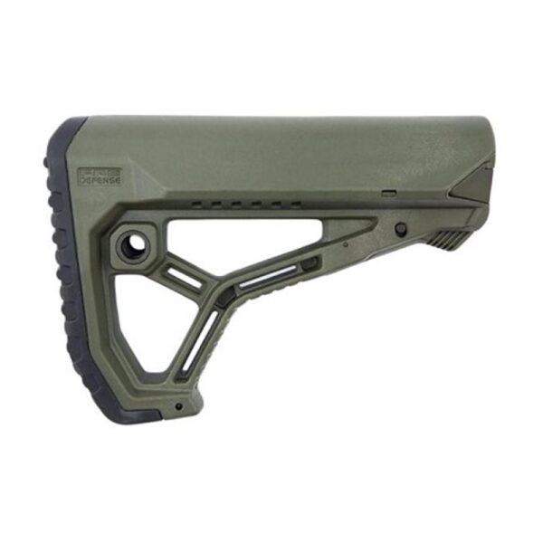 https3A2F2Fmedia.chattanoogashooting.com2Fimages2Fproduct2FNAfxglcoreg2FNAfxglcoreg Fab Defense GL-CORE AR15/M4 Buttstock for Mil-Spec and Commercial Tubes OD Green