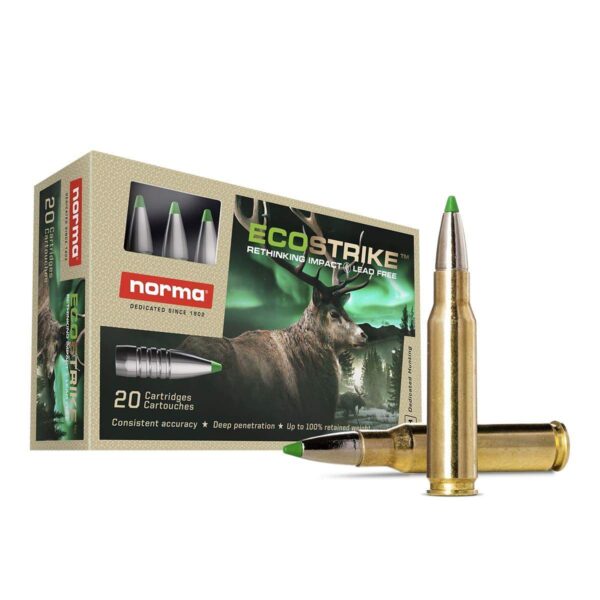 https3A2F2Fmedia.chattanoogashooting.com2Fimages2Fproduct2FNH201775022FNH20177772 Norma EcoStrike Rifle Ammunition .300 Win Mag 165gr PT 3248 fps 20/ct