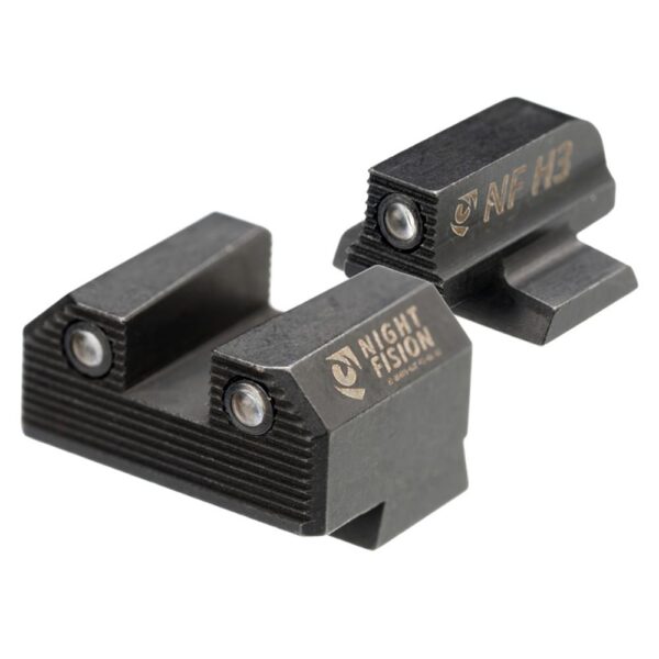 https3A2F2Fmedia.chattanoogashooting.com2Fimages2Fproduct2FNNCNK029187250ZGZG2FNNCNK029187250ZGZG-1 Night Fision Optics Ready Stealth Series Handgun Night Sights for Canik Mete SF/TP9 Black