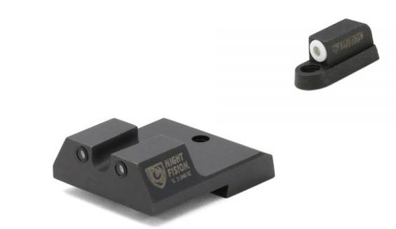 https3A2F2Fmedia.chattanoogashooting.com2Fimages2Fproduct2FNNCZU077007WGZG2FNNCZU077007WGZG Night Fision Perfect Dot NS Set with Yellow Front + White U Rear for S&W M&P Shield