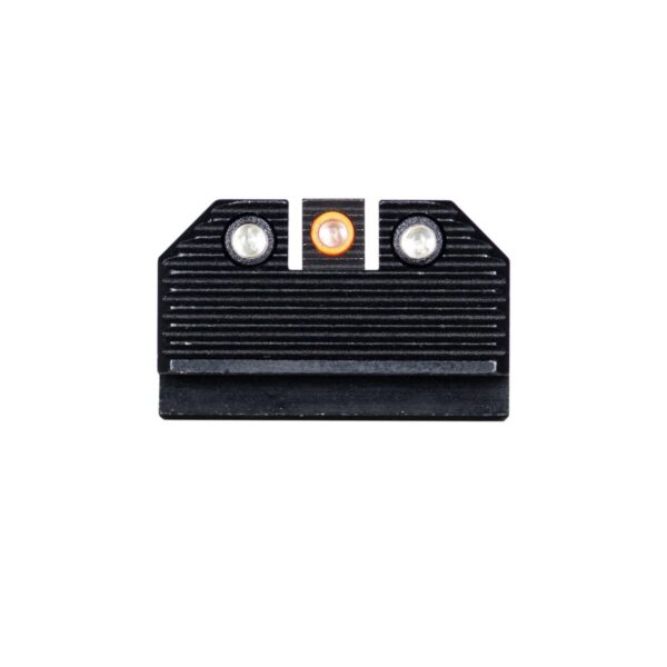 Night Fision Optics Ready Stealth Night Sight Set Orange Front Black Rear for Glock 43x MOS