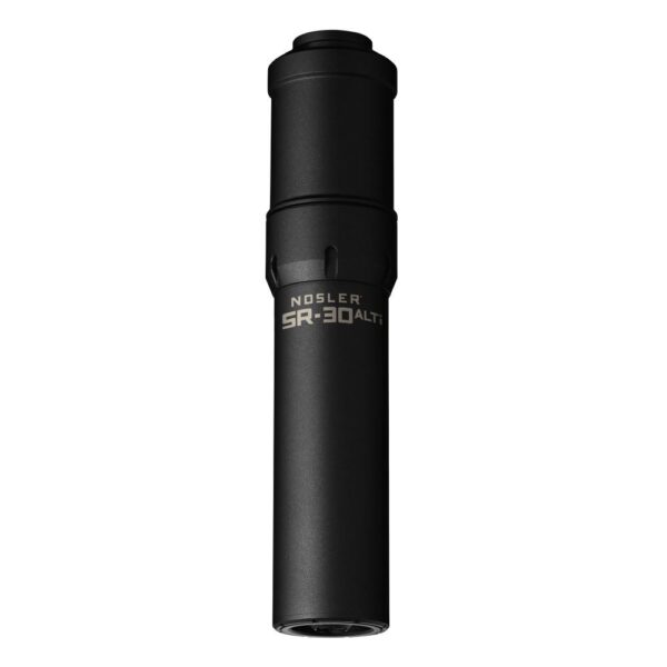 https3A2F2Fmedia.chattanoogashooting.com2Fimages2Fproduct2FNO906202FNO90620-1 Nosler SR-30 ALTi Suppressor 5/8×24 .30 Cal 7.96″ Black