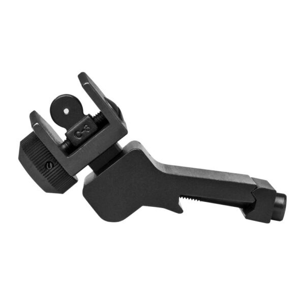 https3A2F2Fmedia.chattanoogashooting.com2Fimages2Fproduct2FNRMAR45FLR2FNRMAR45FLR-1 NcStar AR-15 45 Degree Offset Flip-Up Rear Sight Black