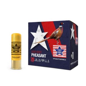 PPU Stars & Stripes Pheasant Load Shotshells 20ga 2-3/4” 1oz 1300 fps #5 25/ct