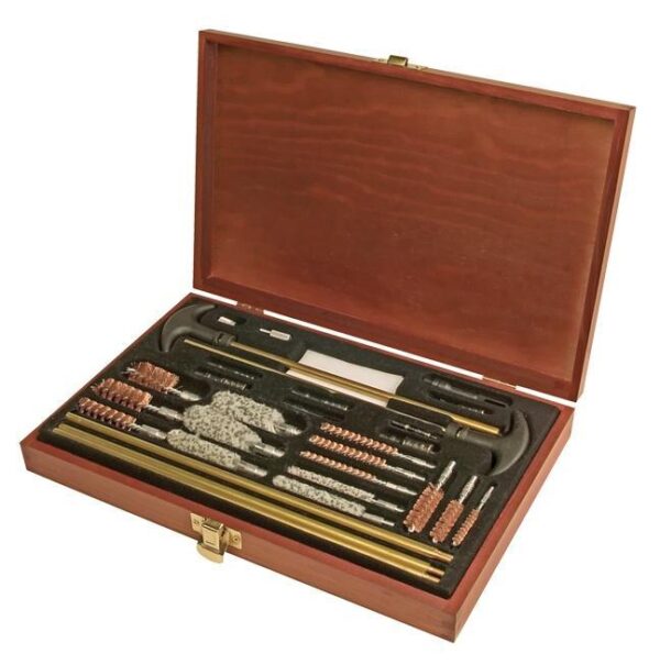 https3A2F2Fmedia.chattanoogashooting.com2Fimages2Fproduct2FOU700802FOU70080 Outers 32 Piece Universal Wood Gun Cleaning Box
