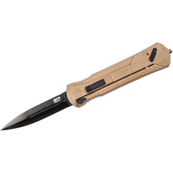 Smith & Wesson M&P Spear Tip OTF Automatic Knife 3 7/10″ Blade FDE