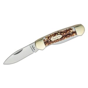 Uncle Henry 11UH Large Canoe Folding Knife 3 3/5″ Blade Next Gen Staglon Handle