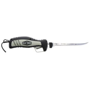 Old Timer 110 Volt Electric Fillet Knife 8″ Blade Black and Grey
