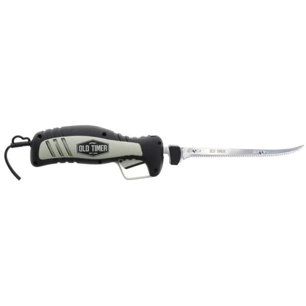 https3A2F2Fmedia.chattanoogashooting.com2Fimages2Fproduct2FPF11407552FPF1140755 Old Timer 110 Volt Electric Fillet Knife 8″ Blade Black and Grey