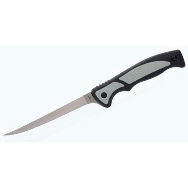 https3A2F2Fmedia.chattanoogashooting.com2Fimages2Fproduct2FPF11663802FPF1166380 Old Timer Trail Boss Fillet Knife 5 1/5″ Blade Black and Grey