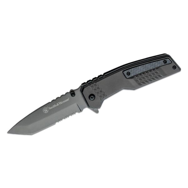 https3A2F2Fmedia.chattanoogashooting.com2Fimages2Fproduct2FPF11799622FPF1179962 Smith & Wesson Spec Ops Carbon Folding Knife 3 1/2″ Blade Black