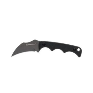 Smith & Wesson H.R.T. Karambit Neck Fixed Knife 2″ Cleaver Blade Black with Nylon Sheath Blister