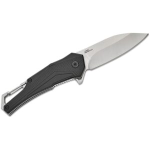 Smith & Wesson Oasis Carabiner Folding Knife 3″ Drop Point Blade Black Box