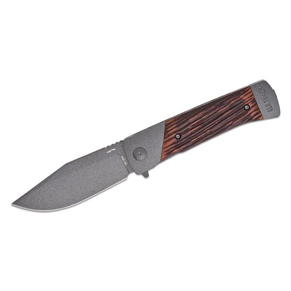 Old Timer Frontier Manual Folding Knife 3-1/2″ Clip Point Blade Rosewood