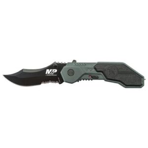 Smith & Wesson M&P M.A.G.I.C. Assisted Opening Clip Point Folding Knife 2 9/10″ Blade Blue
