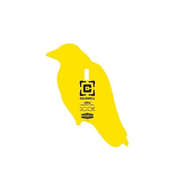 https3A2F2Fmedia.chattanoogashooting.com2Fimages2Fproduct2FPH40010932FPH4001093-1 Caldwell AR500 Crow Steel Hanging Target Yellow