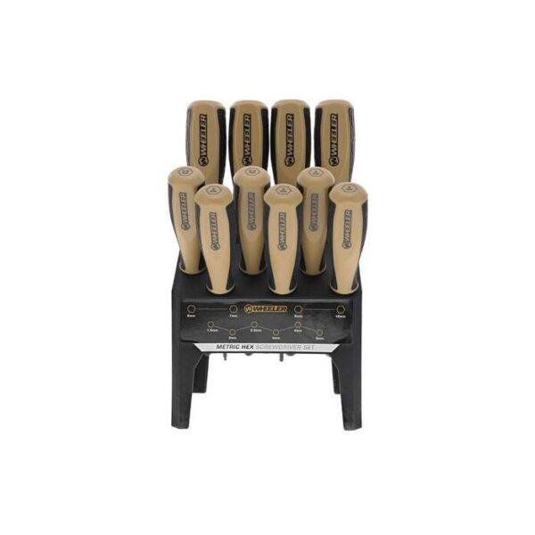 https3A2F2Fmedia.chattanoogashooting.com2Fimages2Fproduct2FPH40052812FPH4005281-1 Wheeler Metric Hex Benchtop Screwdriver Set 10/ct