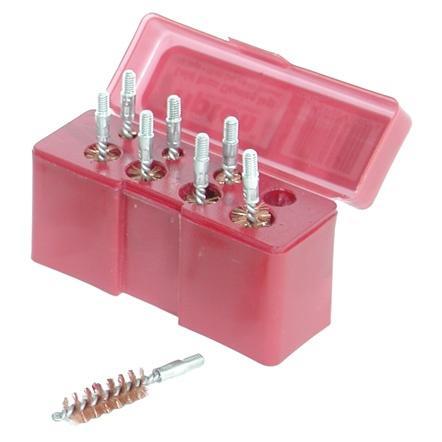 https3A2F2Fmedia.chattanoogashooting.com2Fimages2Fproduct2FPH8451022FPH845102 Tipton 8-Piece Bronze Pistol Brush Set (22-47/48 cal)