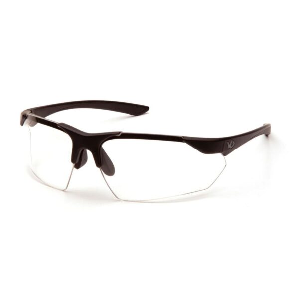 https3A2F2Fmedia.chattanoogashooting.com2Fimages2Fproduct2FPIVGSB1710T2FPIVGSB1710T-1 Pyramex Drone 2.0 Shooting Glasses Black with Clear Lens Anti Fog