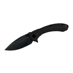 ABKT Elite Shadow Protector II Folding Knife 3-1/2″ Drop Point Blade Black