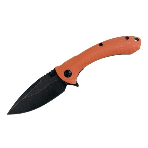 ABKT Elite Shadow Protector II Folding Knife 3-1/2″ Drop Point Blade Orange