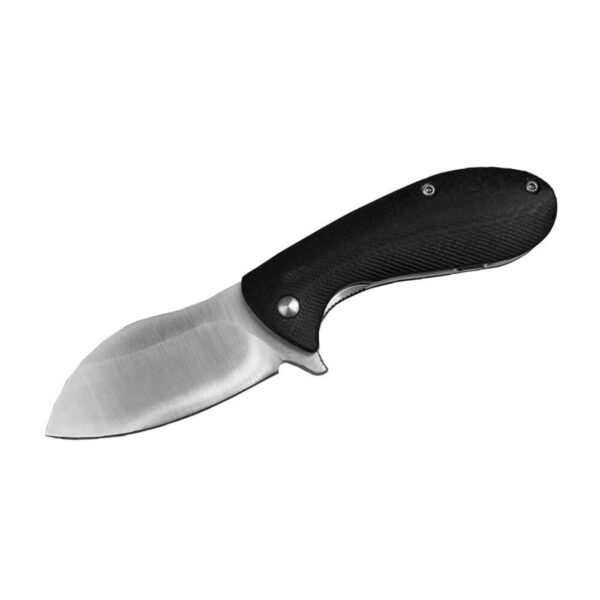 ABKT Elite BB Grunt Folding Knife 2-3/4″ Drop Point Blade Black