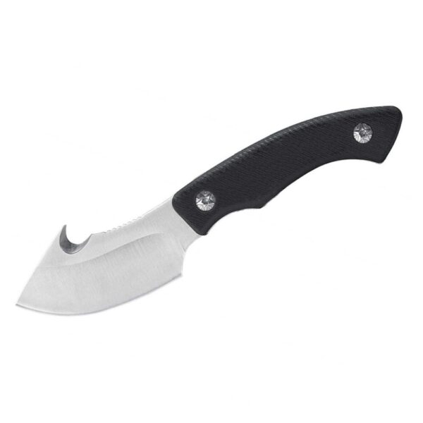 ABKT Elite Grunt Fixed Knife 3″ Guthook Blade Black