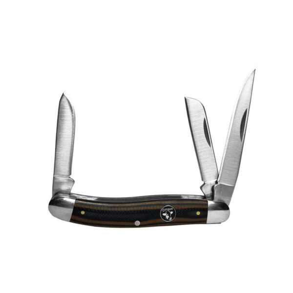 https3A2F2Fmedia.chattanoogashooting.com2Fimages2Fproduct2FRHCC0001GBN2FRHCC0001GBN-1 ABKT Cattleman Stockman Cowhand Series Knife 3 Blades Brown