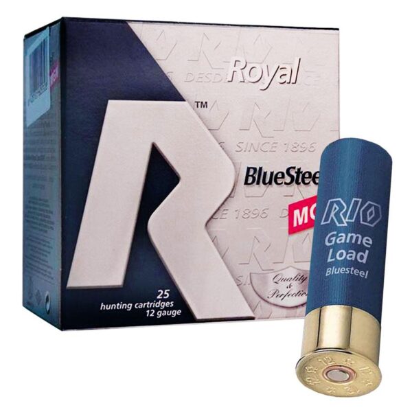 Rio Royal BlueSteel 12 ga 3 1/2″ MAX 1 3/8 oz #BB 1550 fps 25/ct