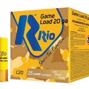 Rio Field Low Recoil Shotshells 20 ga 2-3/4″ 1oz  #7.5 1180 fps 25/ct