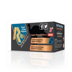Rio Royal Turkey Buffered Shotshells 12ga 3″ 1-3/4oz #6 1250 fps 10/ct