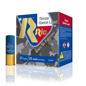 Rio Texas Game Load 36 Shotshells 12 ga 2-3/4″ 1-1/4oz 1250 fps #6 25/ct