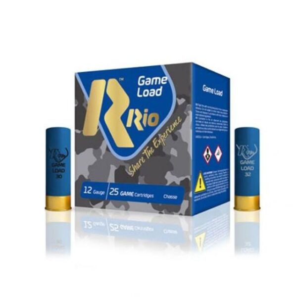 Rio Top Game HV Shotshells 12 ga 2 3/4″ 3 3/4 dr 1 1/4 oz #4 1330 fps 25/ct