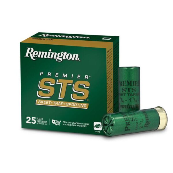 Remington Premier STS Target 12 ga 2 3/4″ 2 3/4 dr 1 1/8 oz #8 1145 fps 25/ct