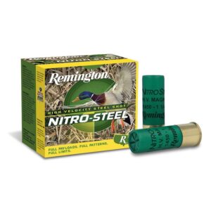 Remington Nitro-Steel Hi-Velocity Magnum Load Shotshell 12ga 2-3/4″ 1-1/4 oz #BB 1275 fps 25/ct