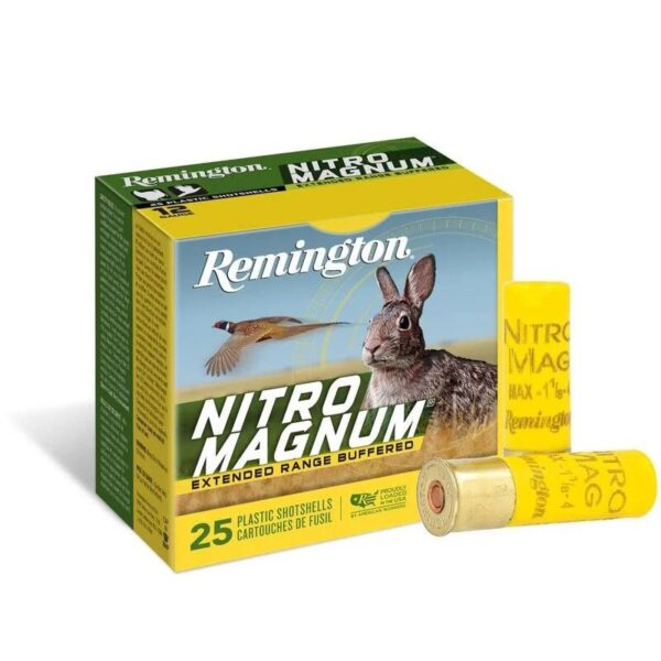 https3A2F2Fmedia.chattanoogashooting.com2Fimages2Fproduct2FRT206642FRT20664_1 Remingto Nitro Magnum Shotshells 20 ga 2-3/4 in 1-1/8 oz #4 1175 fps 25/ct