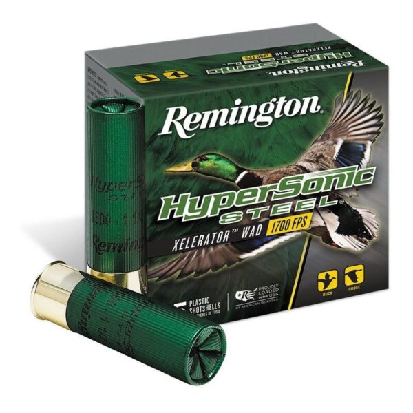 https3A2F2Fmedia.chattanoogashooting.com2Fimages2Fproduct2FRT267692FRT26769-1 Remington HyperSonic Steel Shotshells 12 ga 3 in 1-1/4 oz #BB 1700 fps 25/ct