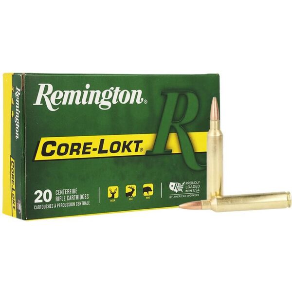 https3A2F2Fmedia.chattanoogashooting.com2Fimages2Fproduct2FRT277592FRT27759-1 Remington Core-Lokt Rifle Ammunition 7mm Rem Ultra 150gr PSP 3230 fps 20/ct