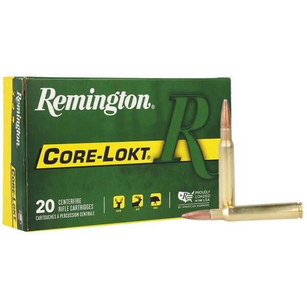 https3A2F2Fmedia.chattanoogashooting.com2Fimages2Fproduct2FRT291302FRT29130-1 Remington Core-Lokt Rifle Ammunition 7x64mm Brenneke 140 gr PSP 2950 fps 20/ct