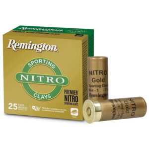 Remington Premier Nitro Sporting Clays Shotshells 12ga 2-3/4″ 7/8oz 1325 fps #7.5 25/ct