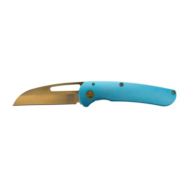 https3A2F2Fmedia.chattanoogashooting.com2Fimages2Fproduct2FSGSOG145202572FSGSOG14520257-1 SOG Knives Escape FL Folding Knife 3″ Sheepsfoot Blade Blue Gold