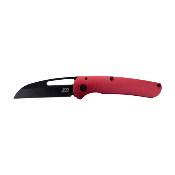 https3A2F2Fmedia.chattanoogashooting.com2Fimages2Fproduct2FSGSOG145203572FSGSOG14520357-1 SOG Knives Escape FL Folding Knife 3″ Sheepsfoot Blade Red Black