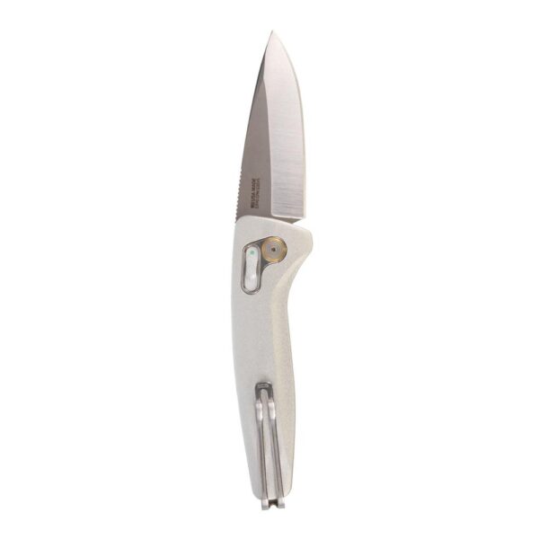 https3A2F2Fmedia.chattanoogashooting.com2Fimages2Fproduct2FSGSOG157303572FSGSOG15730357-1 SOG Knives One-Zero AU Folding Knife 3-1/10 Drop Point Blade Silver Chrome