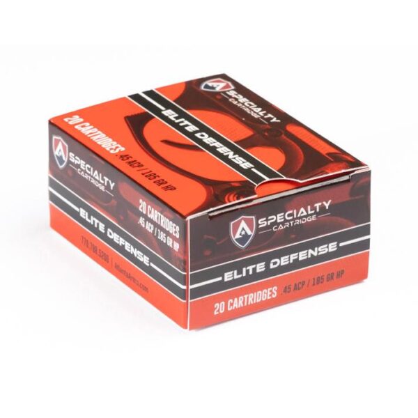 https3A2F2Fmedia.chattanoogashooting.com2Fimages2Fproduct2FSY45185TD2FSY45185TD Specialty Cartridge Elite Defense Handgun Ammunition .45 Auto 185gr JHP 975 fps 20/ct