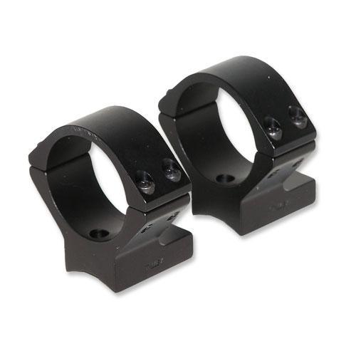 Talley Lightweight Alloy Scope Mounts – Black Anodized – 30mm – Low Ruger American Savage  w/Accutrigger Steven 200 Stiller Predator TC Venture