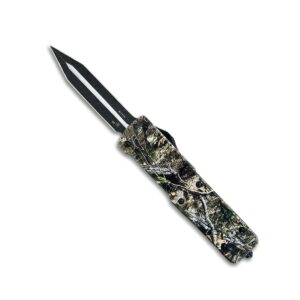 Templar Knife Premium Weighted Large Knife 3-1/2″ D2 Dagger Blade Mossy Country DNA