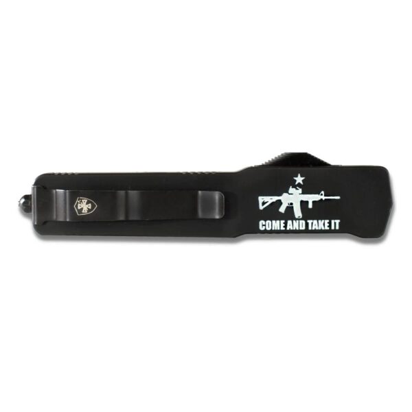 https3A2F2Fmedia.chattanoogashooting.com2Fimages2Fproduct2FTKMZAR153212FTKMZAR15321_1 Templar Knives Premium Weighted Come and Take It Slim Knife 3-1/8″ Drop Point Blade Black