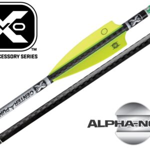 Ten Point EVO-X CenterPunch Carbon Arrows 20″ with Molded ALPHA Nocks 6/pk