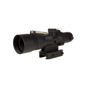 Trijicon Compact ACOG 3×30 Rifle Scope Amber Chevron 7.62x51mm/175gr. Illuminated Black w/ Mount